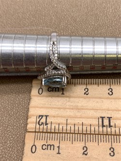 *Кольцо р.17,5 ТГолубой Топаз арт. R00494-758, (вес 3,18 г) - фото 335746 *Кольцо р.17,5 ТГолубой Топаз арт. R00494-758, (вес 3,18 г) - фото 335746