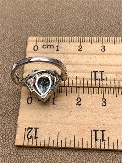 *Кольцо р.17,5 ТГолубой Топаз арт. R00494-758, (вес 3,18 г) - фото 335752 *Кольцо р.17,5 ТГолубой Топаз арт. R00494-758, (вес 3,18 г) - фото 335752