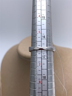 *КОЛЬЦО р.17 Голубой Топаз арт. R00422-206, (вес около 4,49 г) - фото 335757