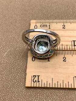 *КОЛЬЦО р.18 Голубой Топаз арт. R00444-761, (вес 5,58 г) - фото 335772 *КОЛЬЦО р.18 Голубой Топаз арт. R00444-761, (вес 5,58 г) - фото 335772