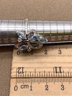 *Кольцо р.18 Голубой Топаз арт. R00457-842, (вес 4,89 г) - фото 335776 *Кольцо р.18 Голубой Топаз арт. R00457-842, (вес 4,89 г) - фото 335776