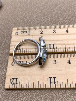 *Кольцо р.18,5 Голубой Топаз арт. R00451-543 Вес 3,94 г - фото 335815 *Кольцо р.18,5 Голубой Топаз арт. R00451-543 Вес 3,94 г - фото 335815