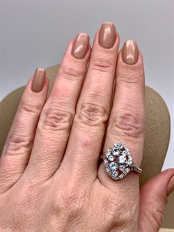 *Кольцо р.18 Голубой Топаз арт. R00459-203, (вес 3,9 г) - фото 335842 *Кольцо р.18 Голубой Топаз арт. R00459-203, (вес 3,9 г) - фото 335842