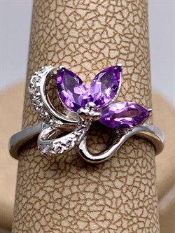 *КОЛЬЦО р.17 Аметист арт. R00628-163, (вес 2,91 г) - фото 335871 *КОЛЬЦО р.17 Аметист арт. R00628-163, (вес 2,91 г) - фото 335871