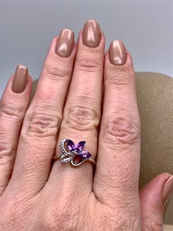 *КОЛЬЦО р.17 Аметист арт. R00628-163, (вес 2,91 г) - фото 335872 *КОЛЬЦО р.17 Аметист арт. R00628-163, (вес 2,91 г) - фото 335872