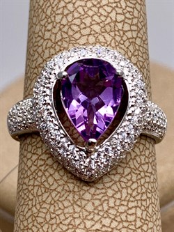 *КОЛЬЦО р.17 Аметист арт. R00633-730, (вес 3,97 г) - фото 335881 *КОЛЬЦО р.17 Аметист арт. R00633-730, (вес 3,97 г) - фото 335881