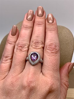 *КОЛЬЦО р.17 Аметист арт. R00633-730, (вес 3,97 г) - фото 335882 *КОЛЬЦО р.17 Аметист арт. R00633-730, (вес 3,97 г) - фото 335882