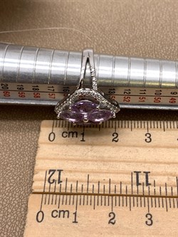 *КОЛЬЦО р.17,5 Аметист арт. R00632-303, (вес 4,56 г) - фото 335887 *КОЛЬЦО р.17,5 Аметист арт. R00632-303, (вес 4,56 г) - фото 335887