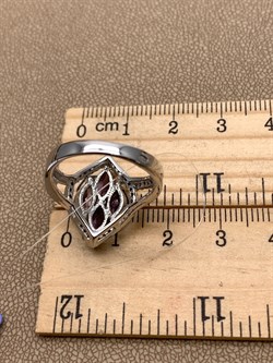 *КОЛЬЦО р.17,5 Аметист арт. R00632-303, (вес 4,56 г) - фото 335893 *КОЛЬЦО р.17,5 Аметист арт. R00632-303, (вес 4,56 г) - фото 335893