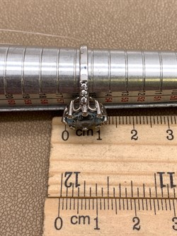 *КОЛЬЦО р.18 Голубой Топаз арт. R00226-123, (вес 3,13 г) - фото 335926 *КОЛЬЦО р.18 Голубой Топаз арт. R00226-123, (вес 3,13 г) - фото 335926