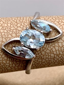 *КОЛЬЦО р.17,25 Топаз арт. R00200-859, (вес 2,28 г) - фото 335938