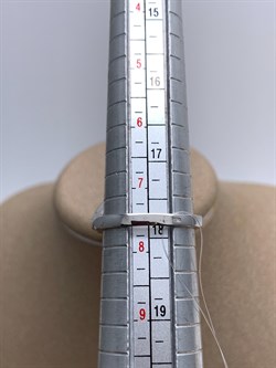 *КОЛЬЦО р.18 Голубой Топаз арт. R00230-310, (вес 4,58 г) - фото 335947