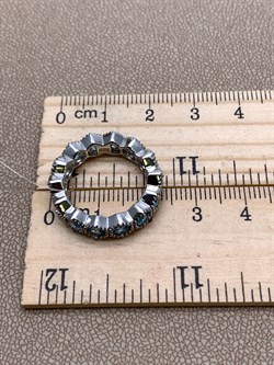 *КОЛЬЦО р.16,5 Голубой Топаз арт. R00203-651, (вес 4,88 г) - фото 335963