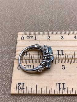 *КОЛЬЦО р.17 Голубой Топаз арт. R00214-870, (вес 4,17 г) - фото 335973 *КОЛЬЦО р.17 Голубой Топаз арт. R00214-870, (вес 4,17 г) - фото 335973