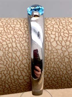 *Кольцо р.17,5 Голубой Топаз Свисс арт. R00225-949 Вес 3,15 г - фото 335978 *Кольцо р.17,5 Голубой Топаз Свисс арт. R00225-949 Вес 3,15 г - фото 335978