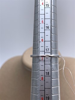 *КОЛЬЦО р.17,5 Голубой Топаз арт. R00106-701, (вес 3,1 г) - фото 335996