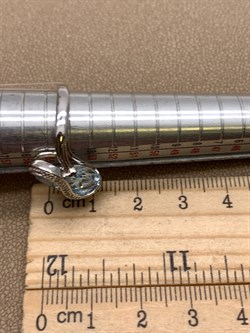 *КОЛЬЦО р.17,5 Голубой Топаз арт. R00159-963, (вес 4,38 г) - фото 336005 *КОЛЬЦО р.17,5 Голубой Топаз арт. R00159-963, (вес 4,38 г) - фото 336005