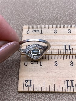 *КОЛЬЦО р.17,5 Голубой Топаз арт. R00101-925, (вес 2,43 г) - фото 336031 *КОЛЬЦО р.17,5 Голубой Топаз арт. R00101-925, (вес 2,43 г) - фото 336031