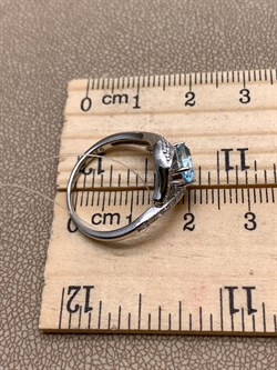 *КОЛЬЦО р.17,5 Голубой Топаз арт. R00101-925, (вес 2,43 г) - фото 336033 *КОЛЬЦО р.17,5 Голубой Топаз арт. R00101-925, (вес 2,43 г) - фото 336033