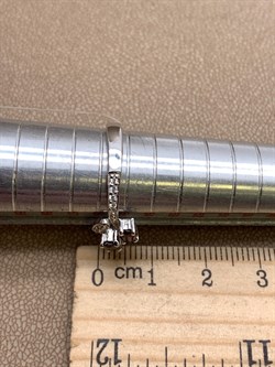 *КОЛЬЦО р.18 Гранат арт. R00616-806, (вес 2,44 г) - фото 336085