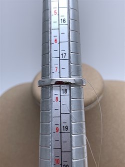 *КОЛЬЦО р.18 Гранат арт. R00616-806, (вес 2,44 г) - фото 336086