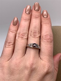 *КОЛЬЦО р.18 Гранат арт. R00620-831, (вес 2,57 г) - фото 336100 *КОЛЬЦО р.18 Гранат арт. R00620-831, (вес 2,57 г) - фото 336100