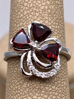 *КОЛЬЦО р.17,5 Гранат арт. R00614-779, (вес 3,85 г) - фото 336109 *КОЛЬЦО р.17,5 Гранат арт. R00614-779, (вес 3,85 г) - фото 336109