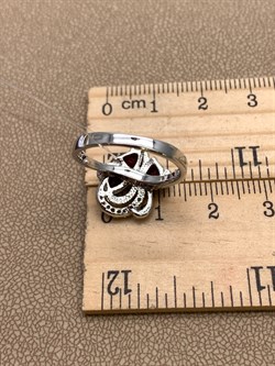 *КОЛЬЦО р.17,5 Гранат арт. R00614-779, (вес 3,85 г) - фото 336111 *КОЛЬЦО р.17,5 Гранат арт. R00614-779, (вес 3,85 г) - фото 336111