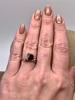 *КОЛЬЦО р.16,5 Гранат арт. R00198-306, (вес 3,07 г) - фото 336120 *КОЛЬЦО р.16,5 Гранат арт. R00198-306, (вес 3,07 г) - фото 336120
