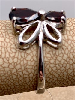 *КОЛЬЦО р.16,5 Гранат арт. R00183-447, (вес 2,21 г) - фото 336127 *КОЛЬЦО р.16,5 Гранат арт. R00183-447, (вес 2,21 г) - фото 336127