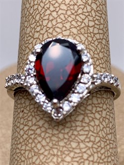 *КОЛЬЦО р.17 Гранат арт. R00185-383, (вес 2,77 г) - фото 336148 *КОЛЬЦО р.17 Гранат арт. R00185-383, (вес 2,77 г) - фото 336148