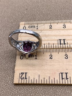 *Кольцо р.17 Аметист арт. R00197-173 вес 4,09 г - фото 336169