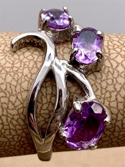 *КОЛЬЦО р.17,5 Аметист арт. R00188-767, (вес 2,77 г) - фото 336176 *КОЛЬЦО р.17,5 Аметист арт. R00188-767, (вес 2,77 г) - фото 336176