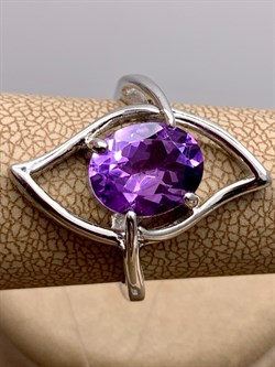 *Кольцо р.17,5 Аметист арт. R00187-090 вес 4,56 г - фото 336186 *Кольцо р.17,5 Аметист арт. R00187-090 вес 4,56 г - фото 336186