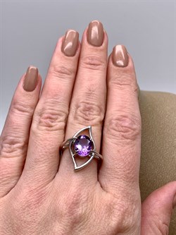 *Кольцо р.17,5 Аметист арт. R00187-090 вес 4,56 г - фото 336189 *Кольцо р.17,5 Аметист арт. R00187-090 вес 4,56 г - фото 336189
