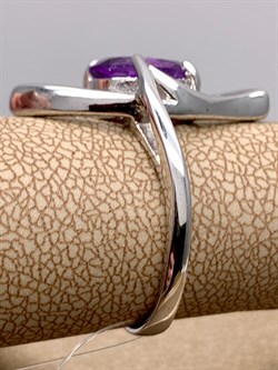 *Кольцо р.18 Аметист арт. R00187-282 вес 4,81 г - фото 336197