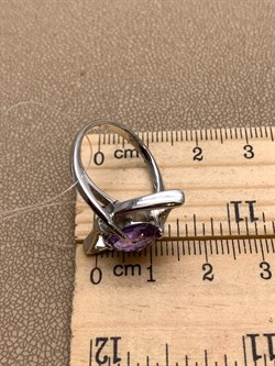 *Кольцо р.18 Аметист арт. R00187-282 вес 4,81 г - фото 336201