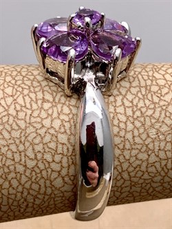 *КОЛЬЦО р.17 Аметист арт. R00186-207, (вес 4,21 г) - фото 336207 *КОЛЬЦО р.17 Аметист арт. R00186-207, (вес 4,21 г) - фото 336207