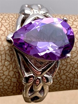 *Кольцо р.16,5 Аметист арт. R00197-212 вес 4,22 г - фото 336216 *Кольцо р.16,5 Аметист арт. R00197-212 вес 4,22 г - фото 336216