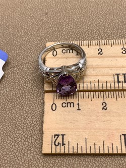*Кольцо р.16,5 Аметист арт. R00197-212 вес 4,22 г - фото 336222 *Кольцо р.16,5 Аметист арт. R00197-212 вес 4,22 г - фото 336222