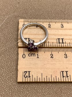 *КОЛЬЦО р.17,5 Аметист арт. R00190-536, (вес 2,63 г) - фото 336232