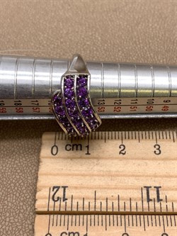 *КОЛЬЦО р.17,5 Аметист арт. R00128-795, (вес 4,17 г) - фото 336245 *КОЛЬЦО р.17,5 Аметист арт. R00128-795, (вес 4,17 г) - фото 336245