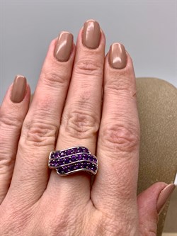 *КОЛЬЦО р.17,5 Аметист арт. R00128-795, (вес 4,17 г) - фото 336248 *КОЛЬЦО р.17,5 Аметист арт. R00128-795, (вес 4,17 г) - фото 336248