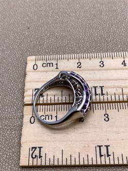 *КОЛЬЦО р.17,5 Аметист арт. R00128-795, (вес 4,17 г) - фото 336251 *КОЛЬЦО р.17,5 Аметист арт. R00128-795, (вес 4,17 г) - фото 336251