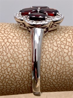 *Кольцо р.17,5 Гранат арт. R00258-240 Вес 2,68 г - фото 336264 *Кольцо р.17,5 Гранат арт. R00258-240 Вес 2,68 г - фото 336264