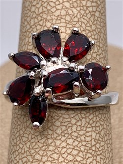 *КОЛЬЦО р.17,5 Гранат арт. R00228-553, (вес около 5,49 г) - фото 336296 *КОЛЬЦО р.17,5 Гранат арт. R00228-553, (вес около 5,49 г) - фото 336296