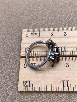 *КОЛЬЦО р.17,5 Гранат арт. R00228-553, (вес около 5,49 г) - фото 336300 *КОЛЬЦО р.17,5 Гранат арт. R00228-553, (вес около 5,49 г) - фото 336300