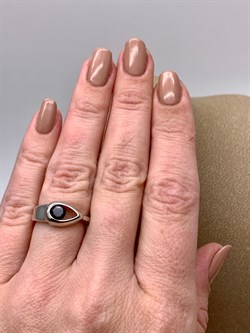 *Кольцо р.17 Гранат арт. R00205-641 Вес 3,47 г - фото 336317