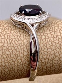 *КОЛЬЦО р.17 Гранат арт. R00260-480, (вес 2,56 г) - фото 336334