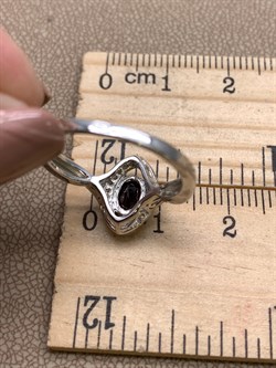 *КОЛЬЦО р.17 Гранат арт. R00260-480, (вес 2,56 г) - фото 336336